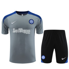 24-25 Short Sleeve Training Wear Inter Milan Gray