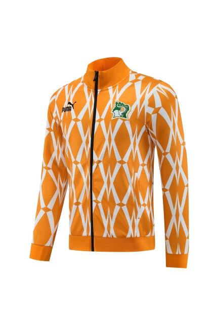 23-24 Ivory Coast 01 Orange Jacket Suit