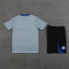 24-25 Short Sleeve Training Wear Inter Milan Gray