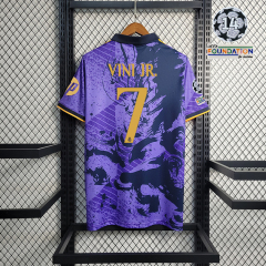 2024 Real Madrid Purple Special Edition  VALVERDE MODRIC VINI JR. BELLINGHAM CARVAJAL Football jersey