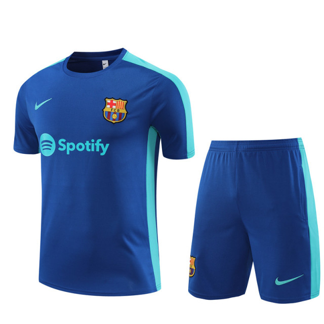23-24 Barcelona short-sleeved training clothes