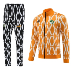 23-24 Ivory Coast 01 Orange Jacket Suit