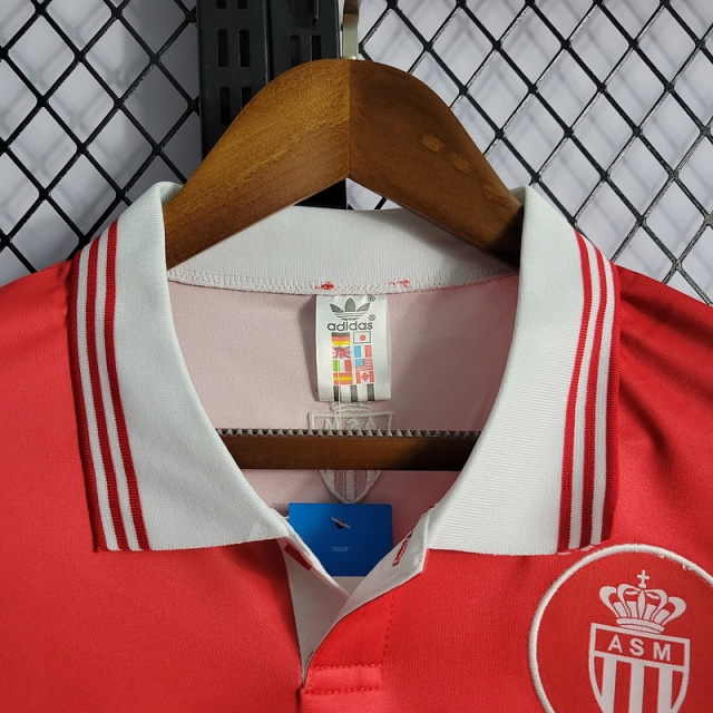 Retro 1998 Monaco home   Football jersey retro