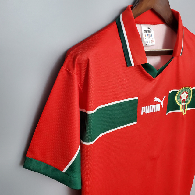 Retro 1998 Morocco away   Football jersey retro