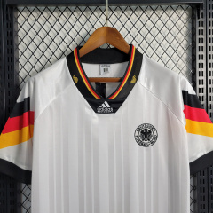 Retro 1992 Germany away V?ller  Football jersey retro