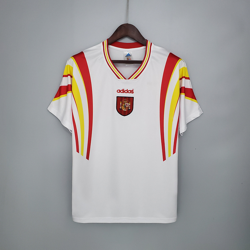 Retro Spain 1996 away Football jersey retro