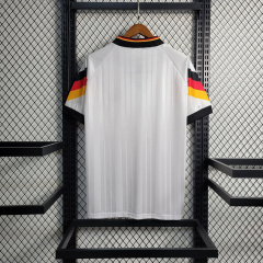 Retro 1992 Germany away V?ller  Football jersey retro