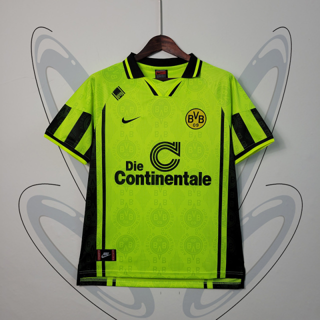 Retro 1996 Dortmund home   Football jersey retro