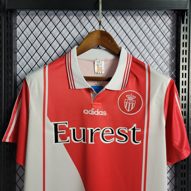 Retro 1998 Monaco home   Football jersey retro