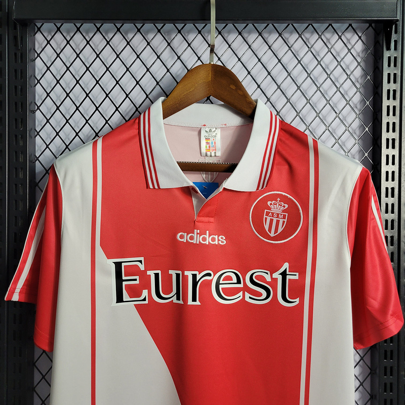 Retro 1998 Monaco home   Football jersey retro