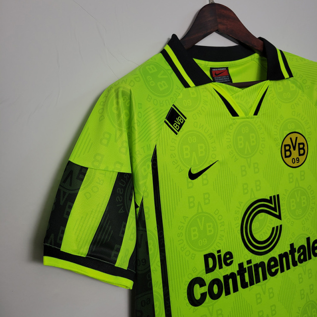 Retro 1996 Dortmund home   Football jersey retro