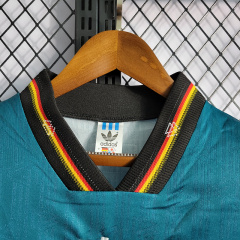 Retro 1996 Germany away MOLLER #7 Klinsmann #18 KUNTZ #11 Football jersey retro