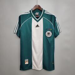 Retro 1998 Germany away MOLLER #7 Klinsmann #18 MATTHAUS #8 Football jersey retro