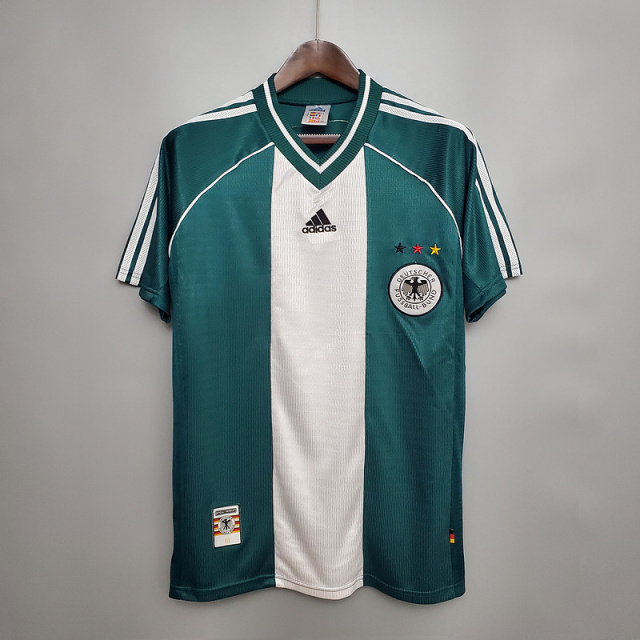 Retro 1998 Germany away MOLLER #7 Klinsmann #18 MATTHAUS #8 Football jersey retro