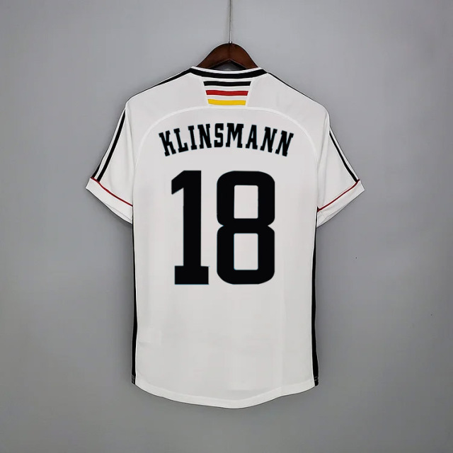 Retro Germany 1998 home MOLLER #7 Klinsmann #18 MATTHAUS #8 Football jersey retro