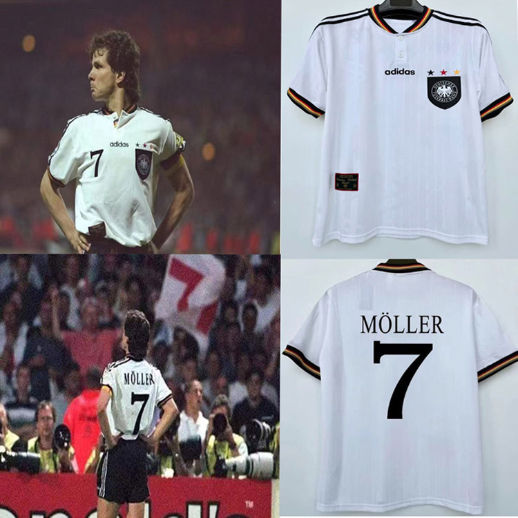 Reteo shirt germany 1996 home MOLLER #7 Klinsmann #18 KUNTZ #11
