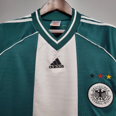 Retro 1998 Germany away MOLLER #7 Klinsmann #18 MATTHAUS #8 Football jersey retro