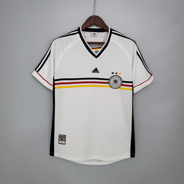 Retro Germany 1998 home MOLLER #7 Klinsmann #18 MATTHAUS #8 Football jersey retro