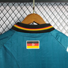 Retro 1996 Germany away MOLLER #7 Klinsmann #18 KUNTZ #11 Football jersey retro