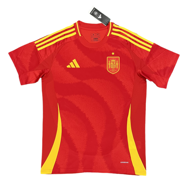 Spain 2024-25 Euro Home MORATA GERARD OLMO RODRIGO Football Jersey