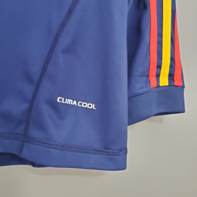 Retro long sleeve Spain 2010 away   Football jersey retro