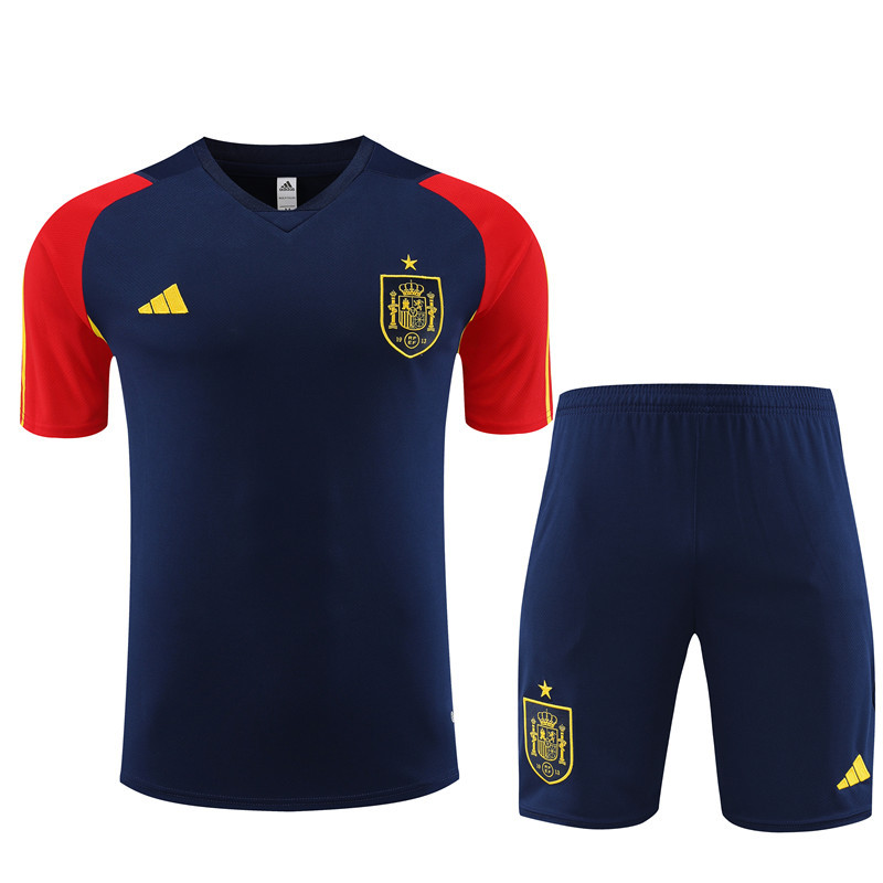 23-24 Spain short-sleeved training clothes