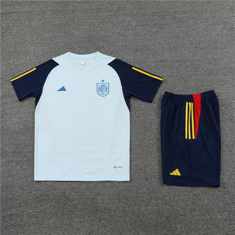 23-24 Spain short-sleeved training clothes