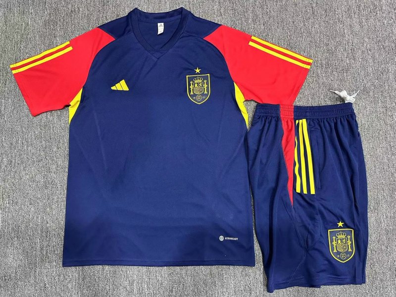23-24 Spain short-sleeved training clothes