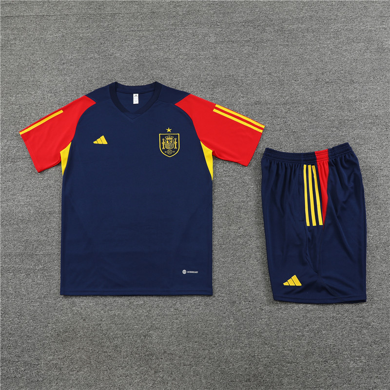 23-24 Spain short-sleeved training clothes