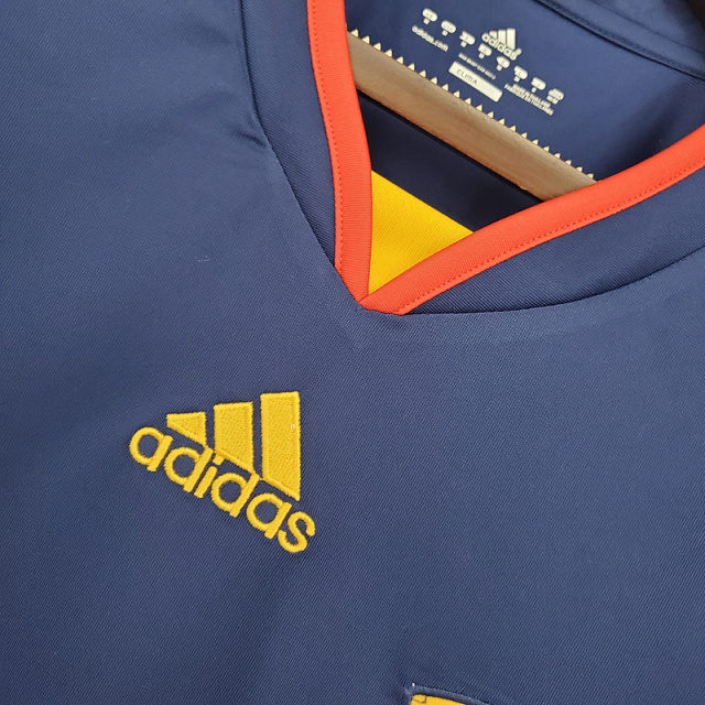 Retro long sleeve Spain 2010 away   Football jersey retro