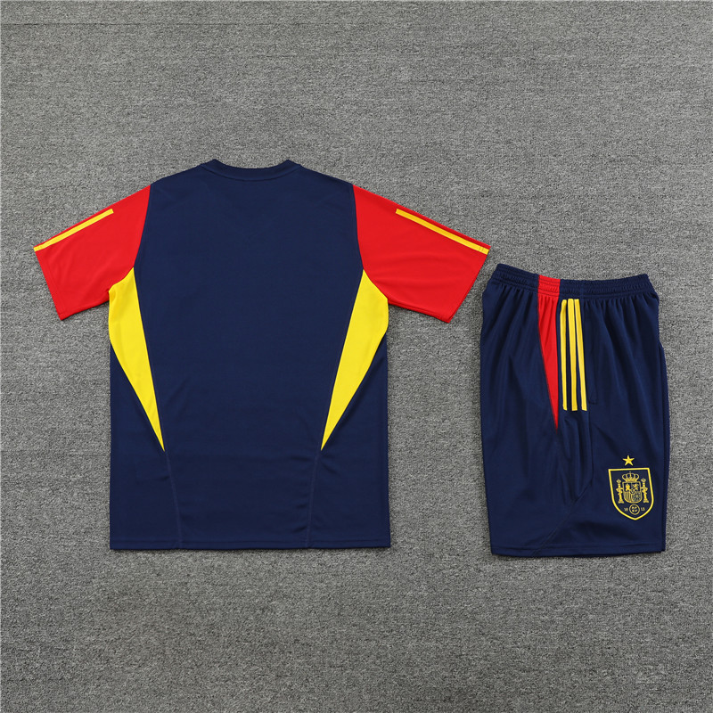 23-24 Spain short-sleeved training clothes