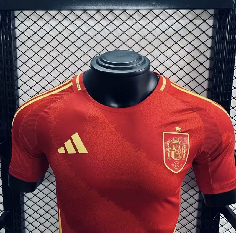 Spain 2024-25 Euro Home Jersey Player Version