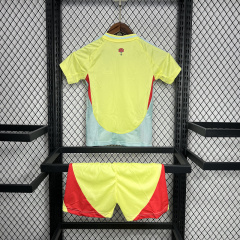 Spain 2024-25 Euro Away Kids Kit Jersey