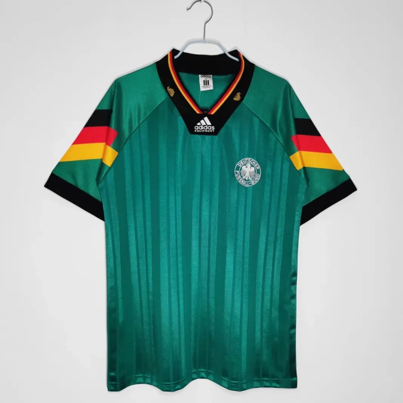 Retro 1992 Germany away Völler  Football jersey retro