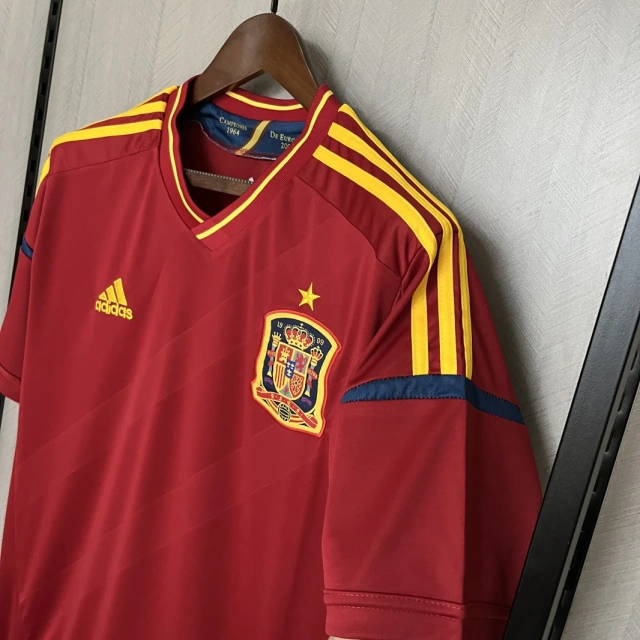 Retro Spain 2012 Home football jersey retro