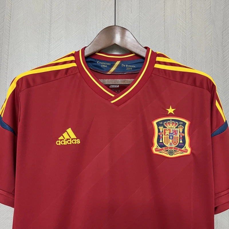 Retro Spain 2012 Home football jersey retro