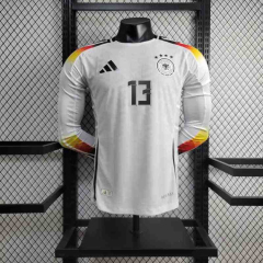 2024-25 Germany Home Player Long Sleeve KROOS WIRTZ MUSIALA MULLER FULLKRUG HAVERTZ FUHRICH Football jersey