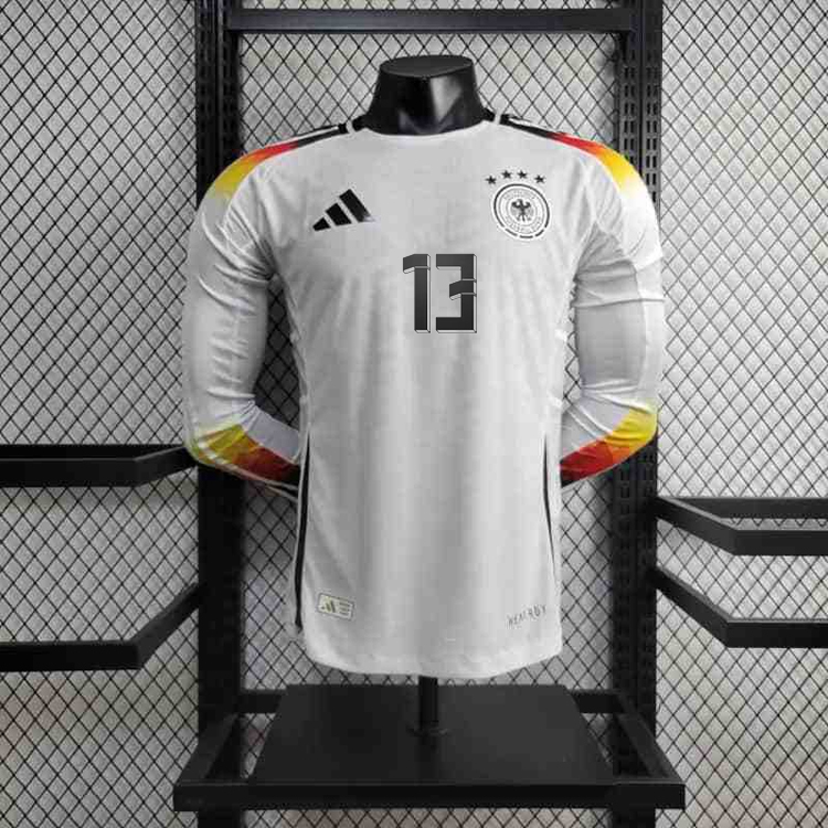 2024-25 Germany Home Player Long Sleeve KROOS WIRTZ MUSIALA MULLER FULLKRUG HAVERTZ FUHRICH Football jersey