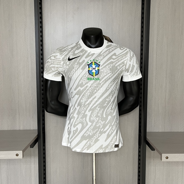 Player Edition 2024-25 Brazilian Goalkeeper White  Vini Jr ENDRICK RICHARLISON Football jersey