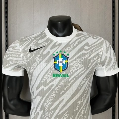 Player Edition 2024-25 Brazilian Goalkeeper White  Vini Jr ENDRICK RICHARLISON Football jersey