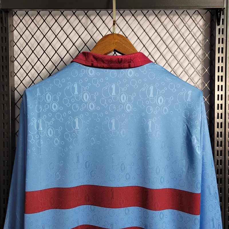 Retro 1995-97 West Ham Long Sleeves away Football jersey retro