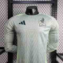 2024-25 PLAYER Mexico Away Long Sleeve Football jersey