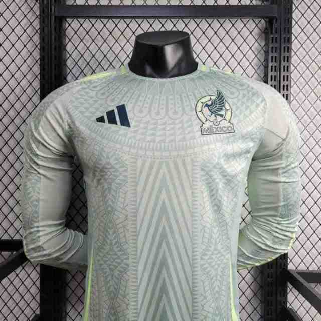 2024-25 PLAYER Mexico Away Long Sleeve Football jersey