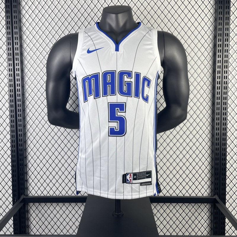 23 Season Orlando Magic Home White 5 BANCHERO