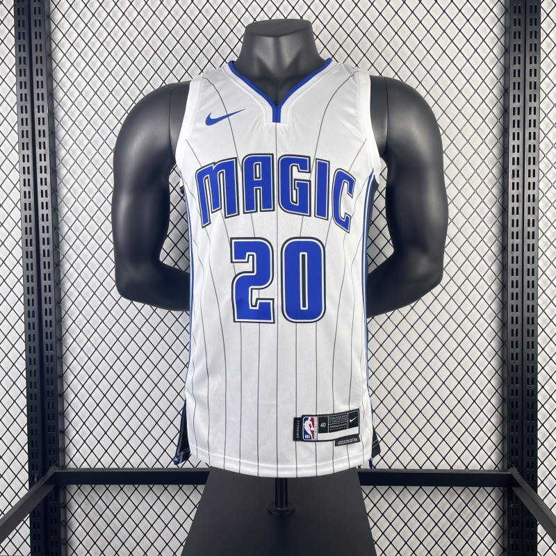 23 Season Orlando Magic Home White 20 Furts