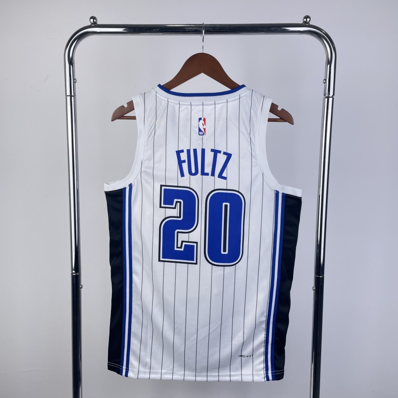 23 Season Orlando Magic Home White 20 Furts