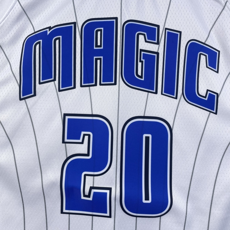 23 Season Orlando Magic Home White 20 Furts