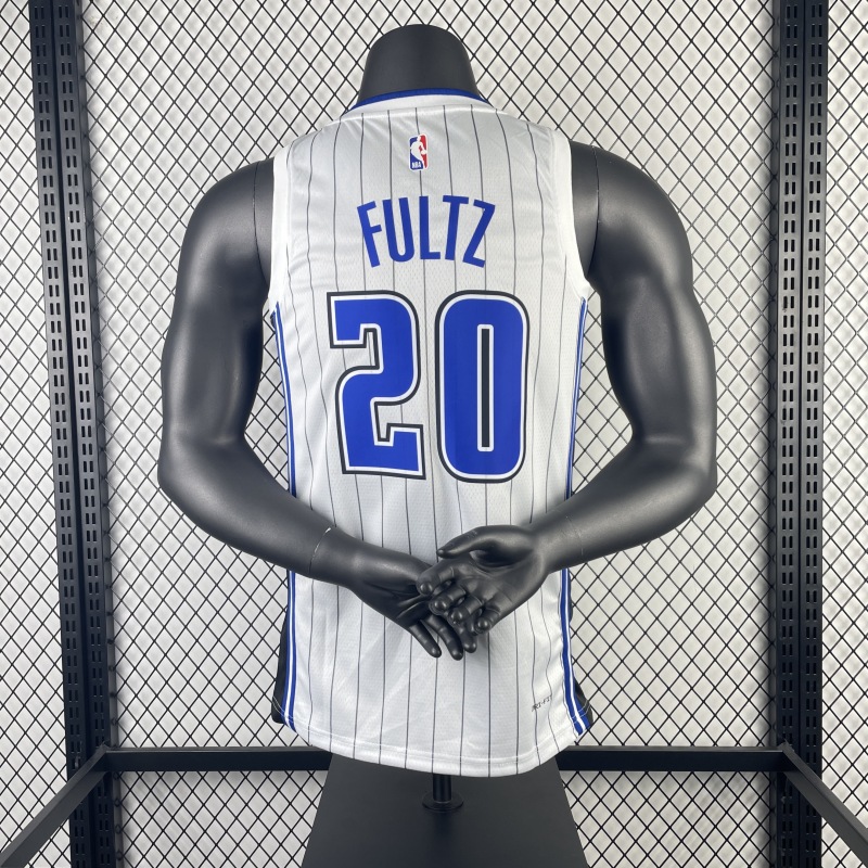 23 Season Orlando Magic Home White 20 Furts