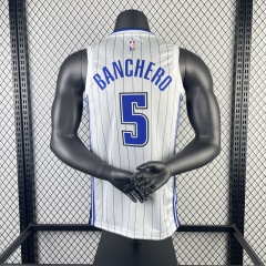 23 Season Orlando Magic Home White 5 BANCHERO