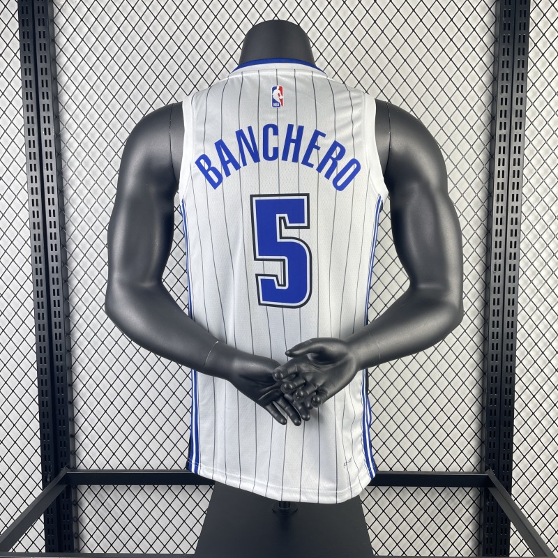 23 Season Orlando Magic Home White 5 BANCHERO
